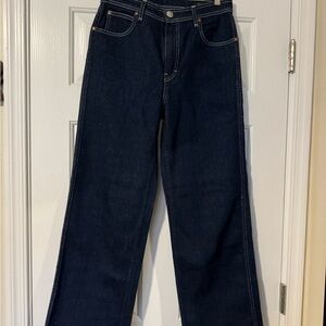 rag & bone women’s Dark Indigo Straight Jeans